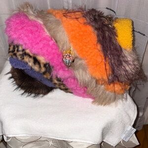 Kurt Geiger London LARGE KENSINGTON FAUX FUR BAG NWT